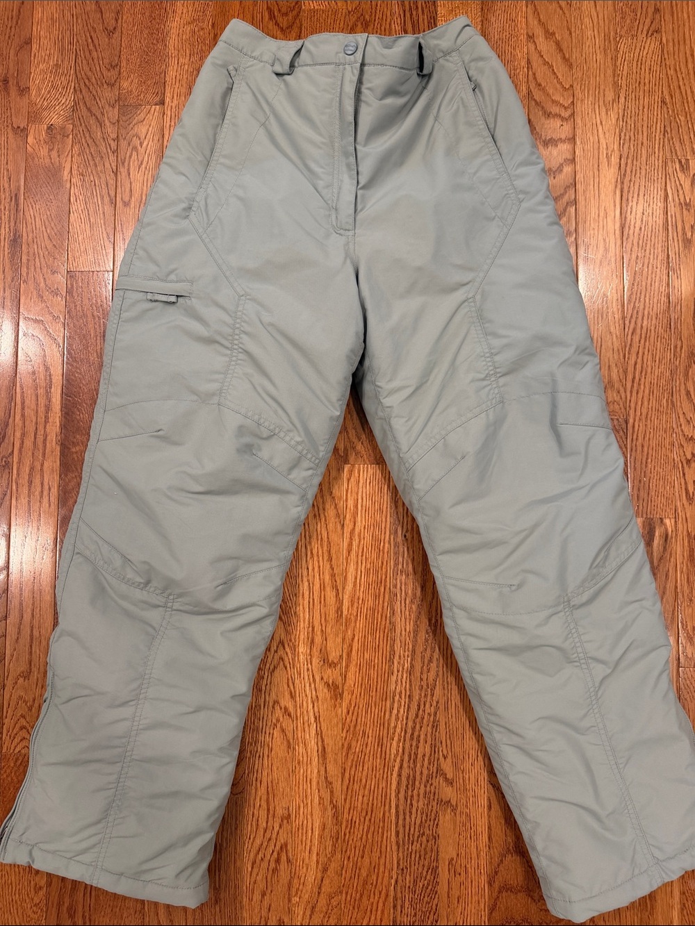 L.L. Bean Kids Cargo Snow Pants - Light Gray
